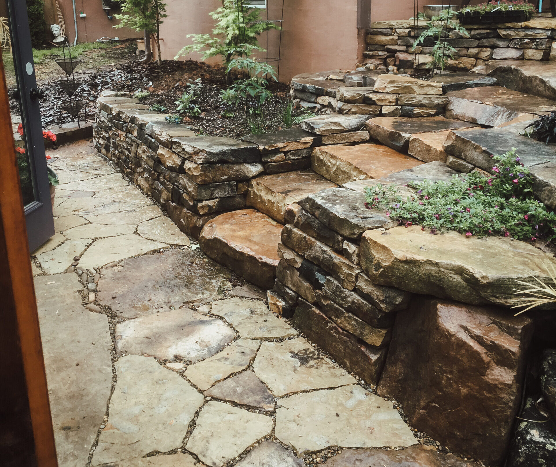Stone Landscaping Asheville, NC